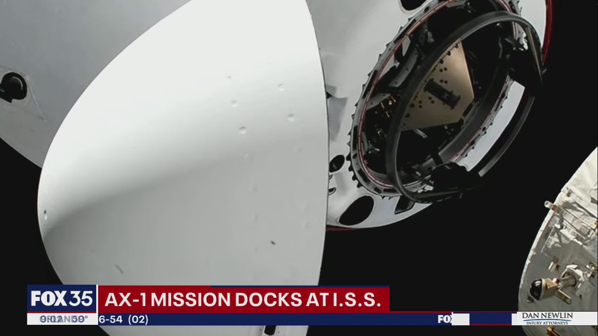 Axiom crew arrives at ISS